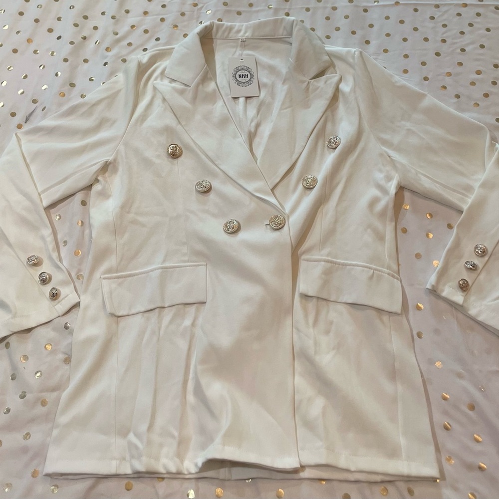 NWT NXH Double-breasted Blazer Sz 2XL